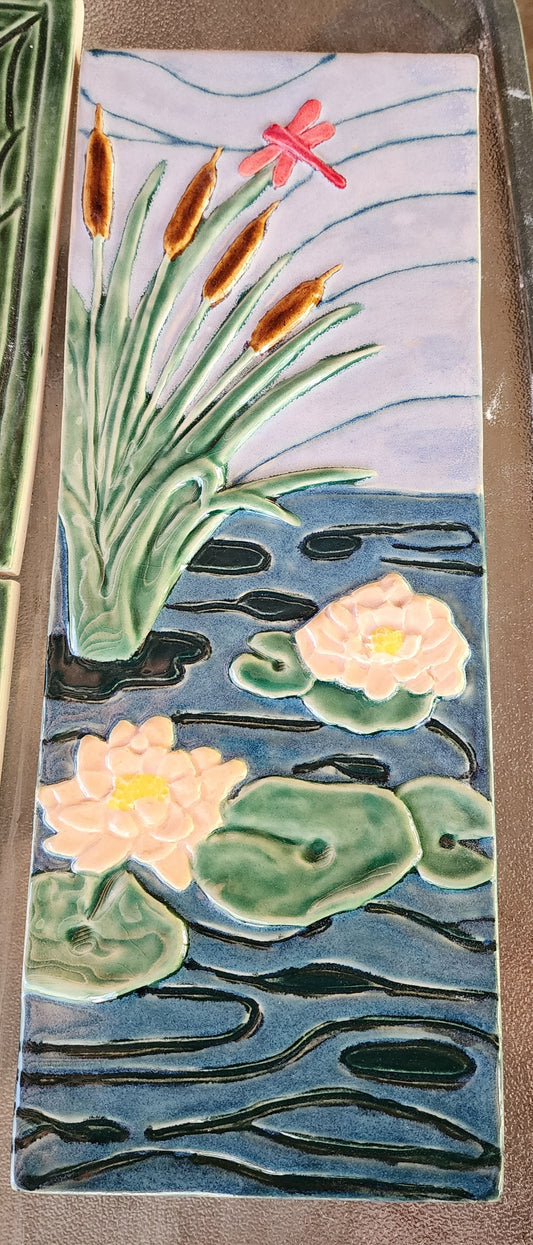 Pond, multicolored, 16x6 inches