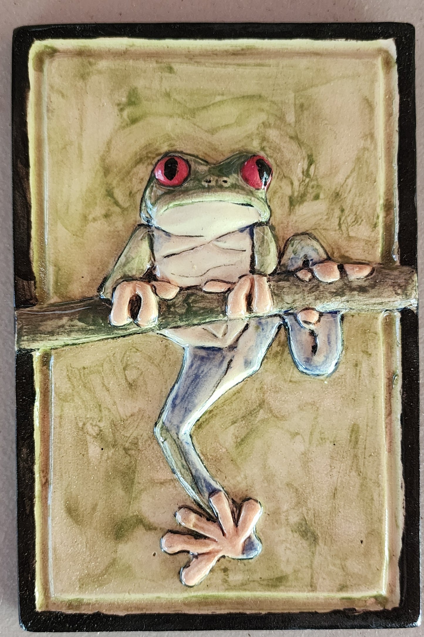 Frog, Multicolored,  6x4 inches