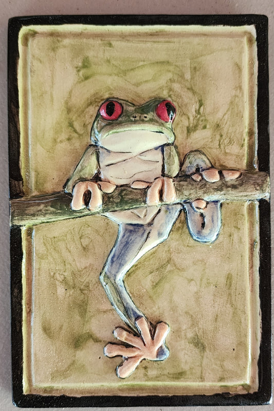 Frog, Multicolored,  6x4 inches